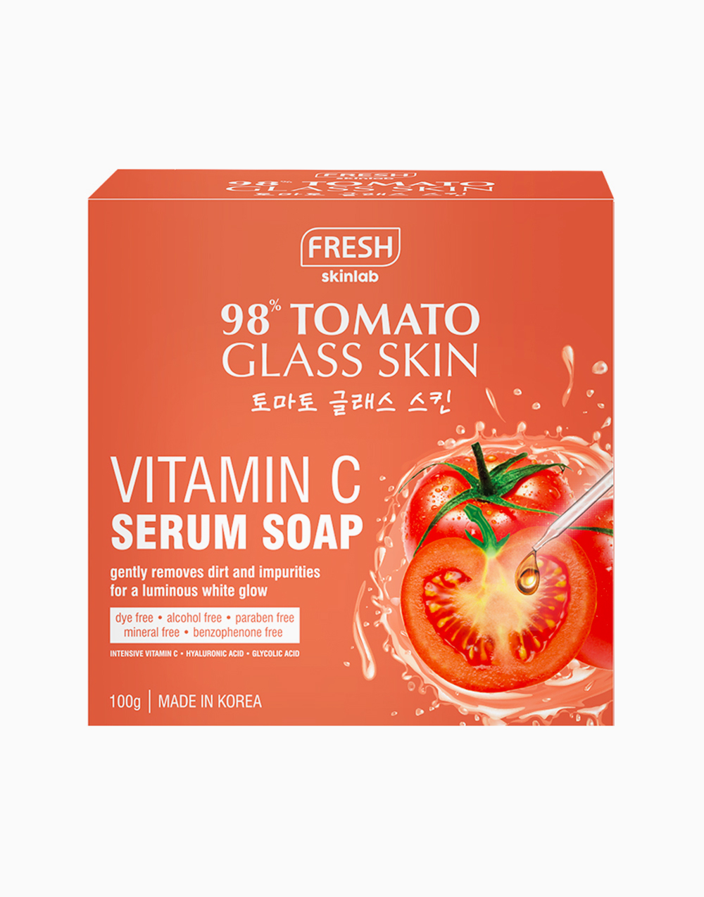 Picky Skincare Fresh Tomato Glass Skin Vitamin C Serum Soap