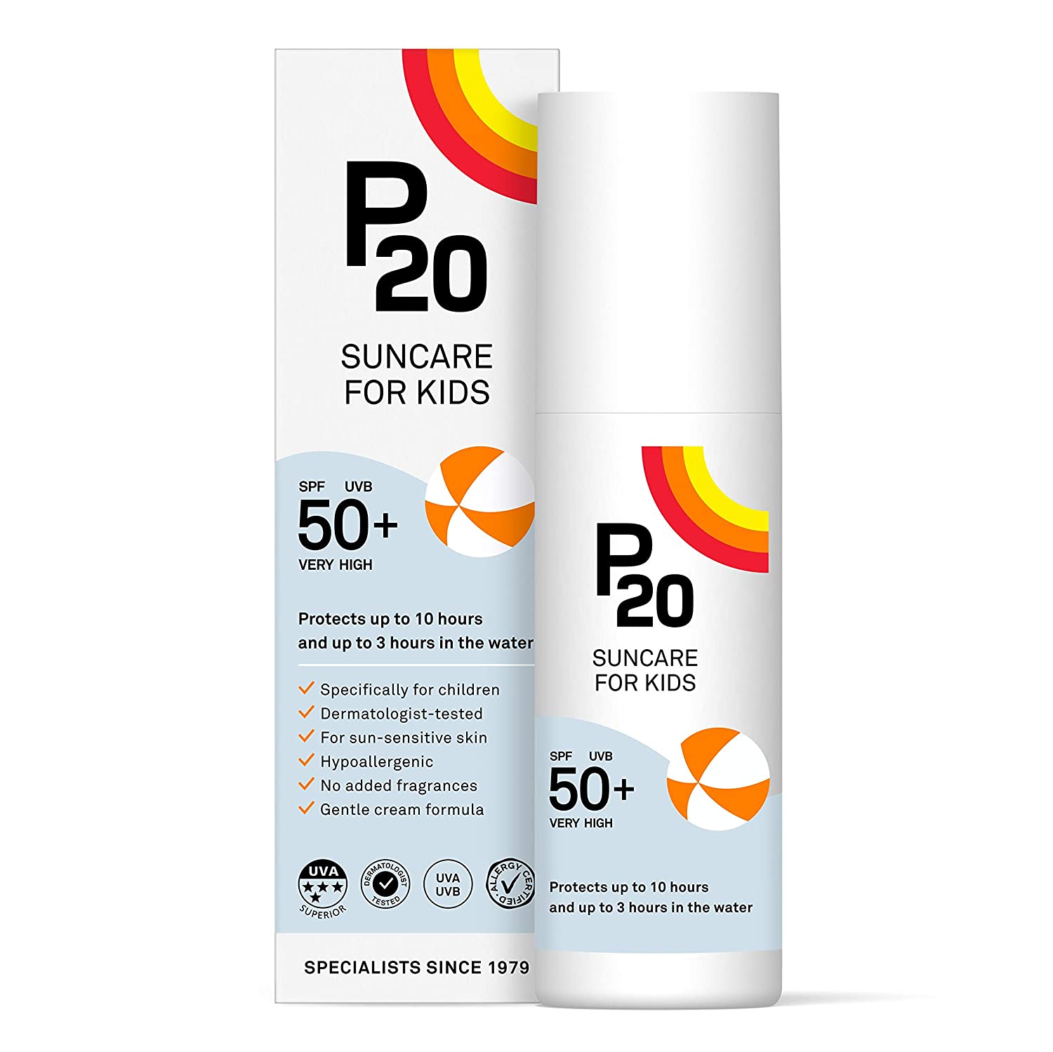 p20 face sun cream