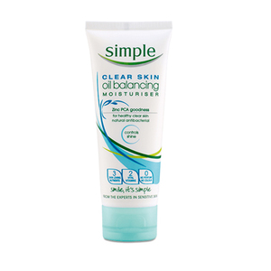 simple anti blemish moisturiser