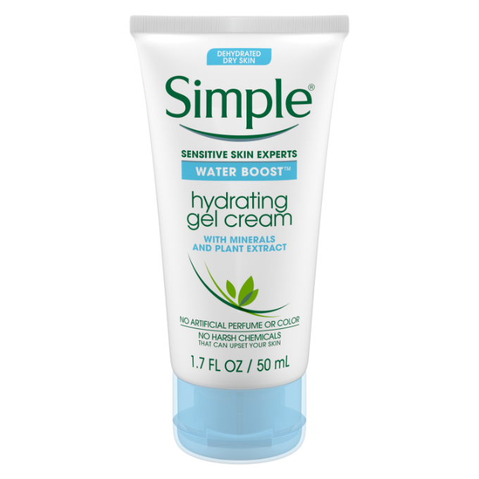 simple gel moisturizer ingredients